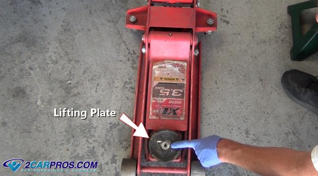 jack lifting plate