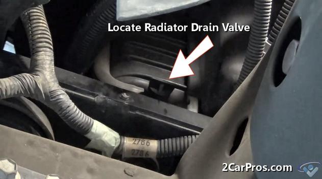 locate drain valve