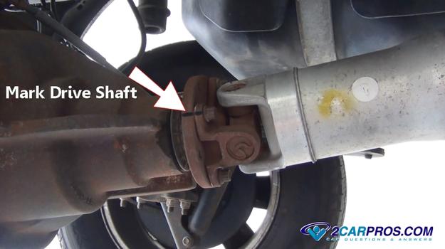 mark drive shaft