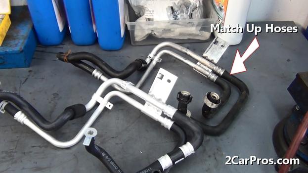 match up heater hoses