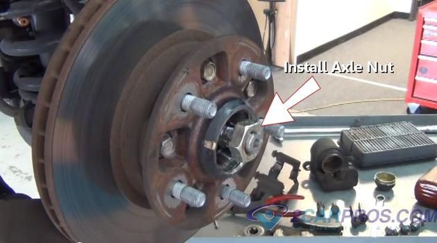mount axle nut