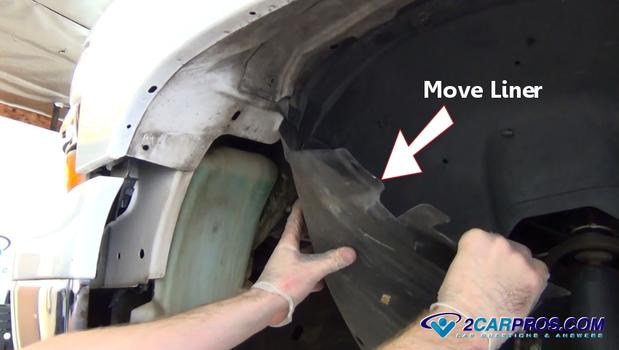 move fender liner
