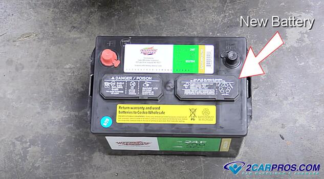 new car 12 volt battery