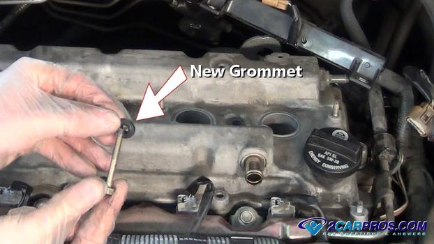 new grommet valve cover