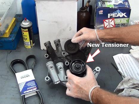 new serpentine belt tensioner
