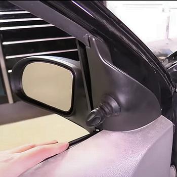 new side view mirror installed