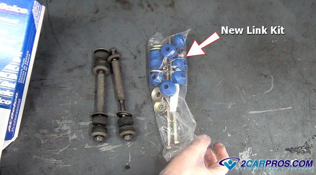 new sway bar link kit