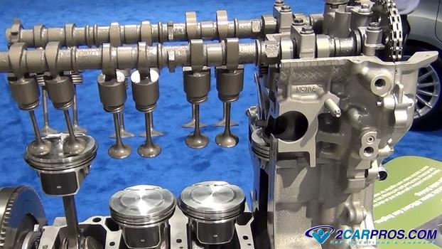 overhead camshaft cutaway