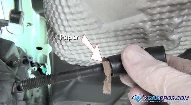 paper holding bolt to socket