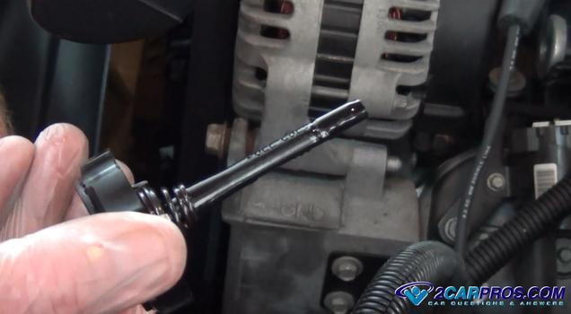 automotive power steering pump dip stick