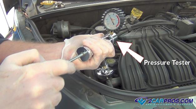 radiator and cooling system pressure tester