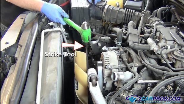 radiator fan removal