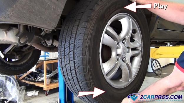 checking for bearing hub play