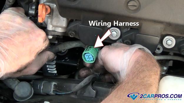 reconnect alternator wiring harness