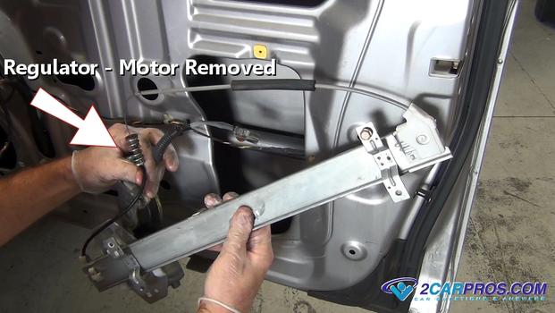 regulator motor removed