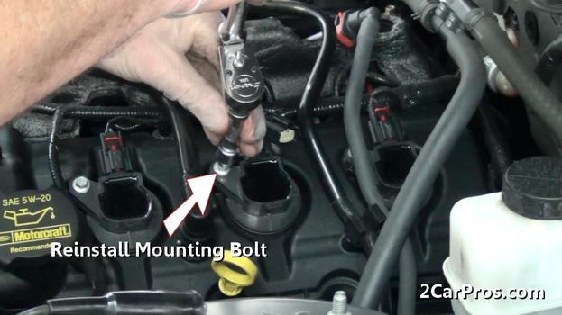reinstall coil mounting bolt