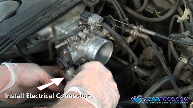 reinstall electrical connectors