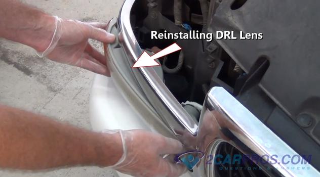 reinstalling drl lens