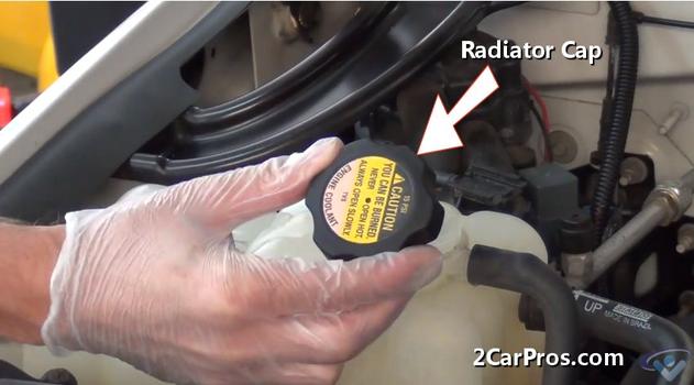 reinstalling radiator cap