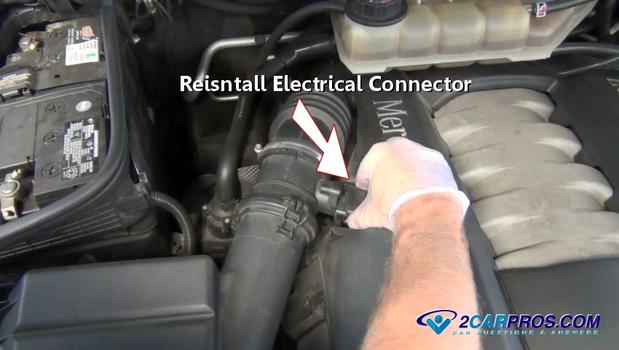 reisntall electrical connector mass air flow