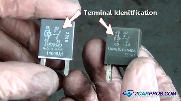 relay terrminal identification
