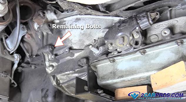 remianing bellhouing bolts