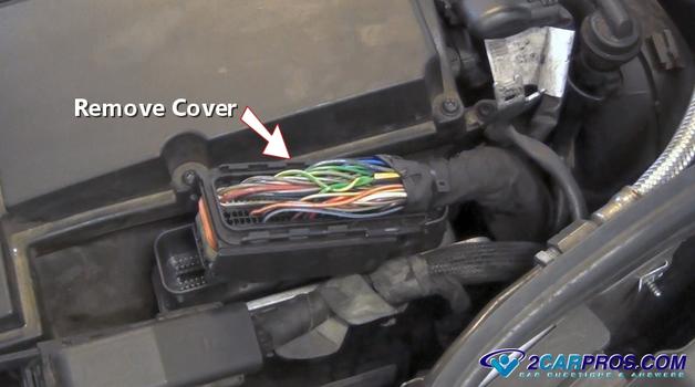 remove computer connector cover