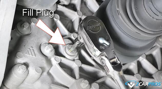 remove differential fill plug