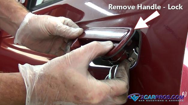 remove outer door handle