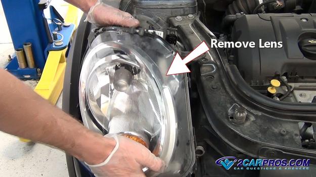 remove headlight lens
