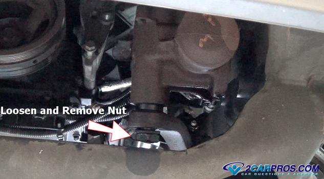 remove pitman arm nut