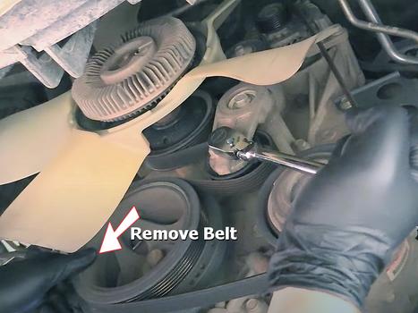 remove serpentine belt