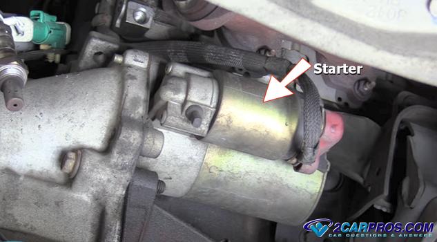 remove starter motor