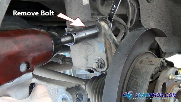 remove strut mount bolts