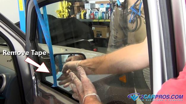 remove tape from window