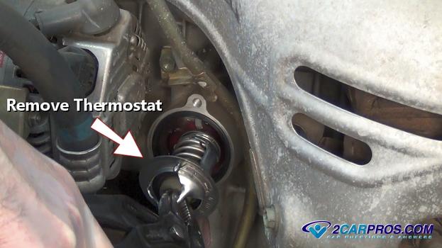 remove thermostat