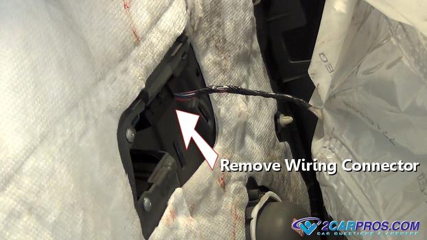 remove wiring connector window switch