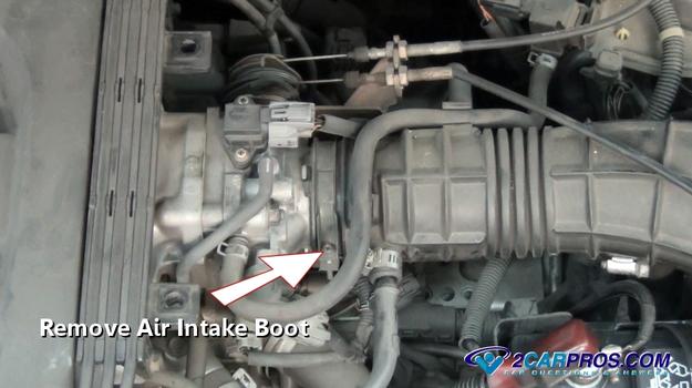 remove air intake boot