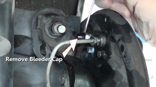 remove bleeder cap