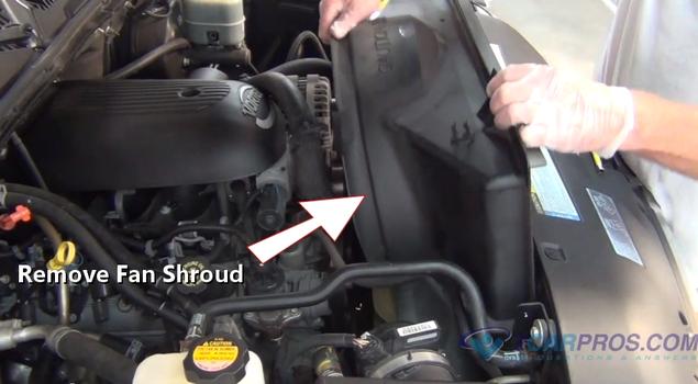 remove fan shroud