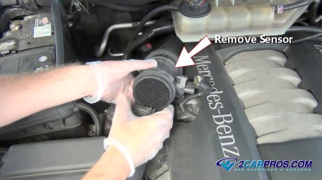 remove mass air flow sensor