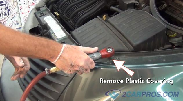 remove plastic covers