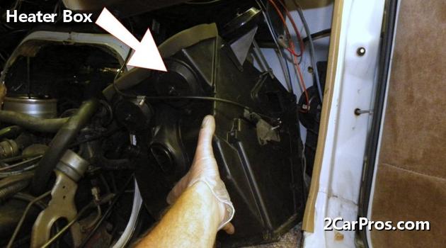 removing heater box plenum