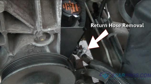 return hose removal