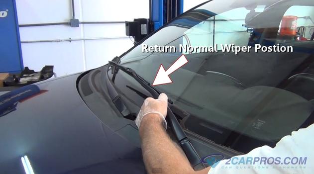 return wiper arm