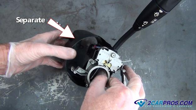 separate bezel turn signal switch