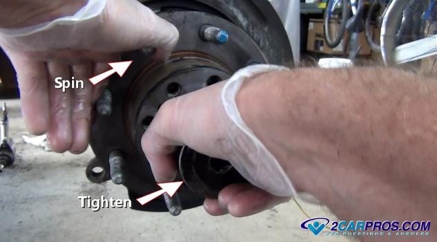 set preload on axle bearing hub