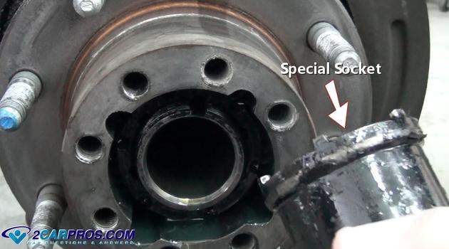 special axle nut socket