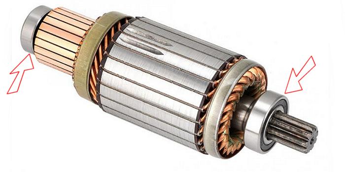 starter motor armature