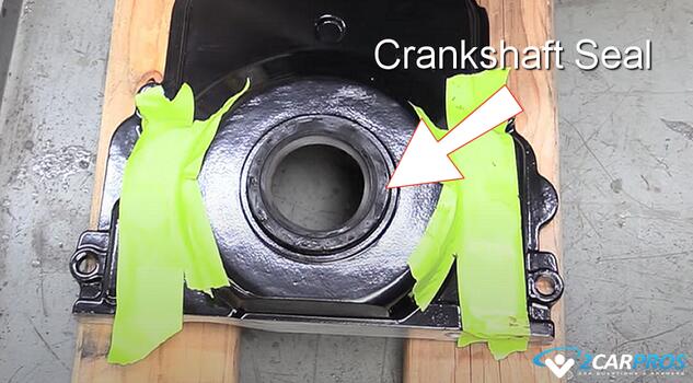 symptoms automotive engine crankshaft seal leak